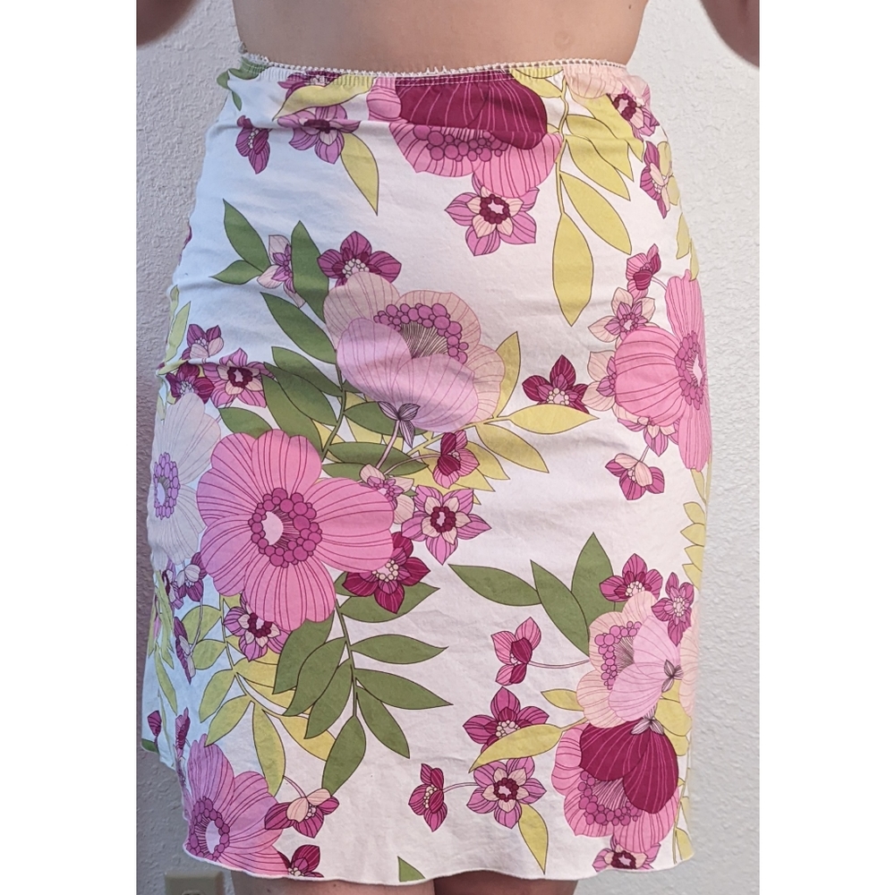 Amy Beyer vintage flower skirt